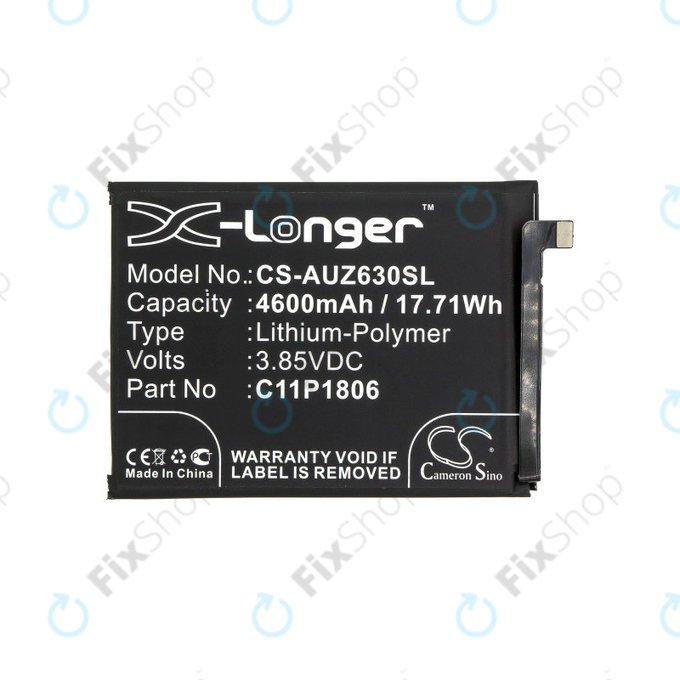 Bateria do Asus Zenfone 6 2019, 4600mAh, Li-Pol, 3.85V, C11P1806, HQ