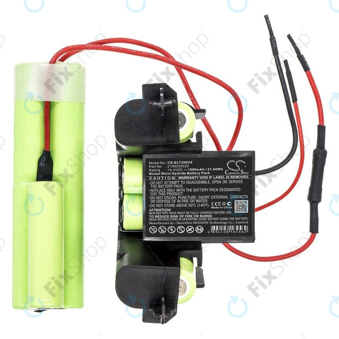 Bateria do Electrolux ErgoRapido ZB3004, ZB3005, ZB3006, AEG AG3004, AG3005, AG3006, 1500mAh, Ni-MH, 14.4V, 2199035029, HQ