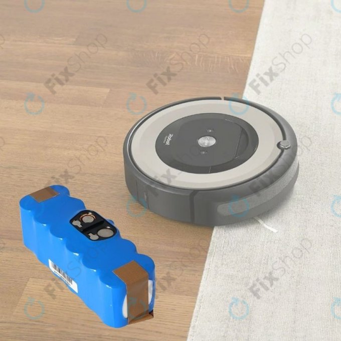 Bateria do iRobot Roomba 500, 600, 700, 800, 900-seria, Scooba 450, Vileda 137173, 11702, GD-Roomba-500, VAC-500NMH-33, Ni-MH, 14,4V 4000mAh