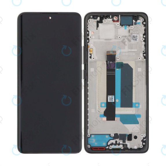 Wyświetlacz do Xiaomi Redmi Note 14 Pro+ 5G , Ekran dotykowy z ramką, Midnight Black, TFT