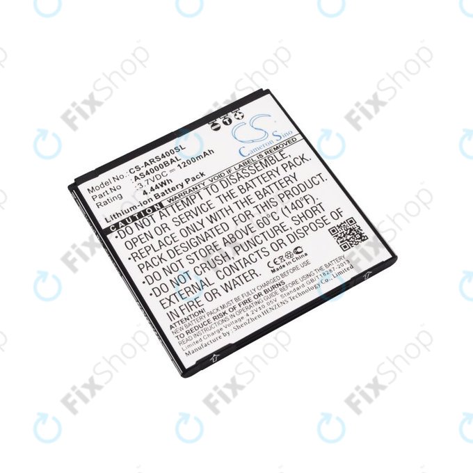 Bateria do Aligator S4000 Duo, 1200mAh, Li-Ion, 3.7V, AS4000BAL, HQ