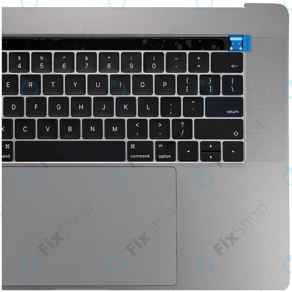 Górna ramka klawiatury z klawiaturą US, mikrofonem, trackpadem i głośnikami do MacBook Pro 15" A1707 (Late 2016 - Mid 2017), Space Gray