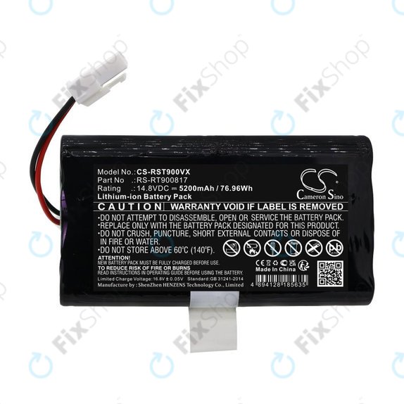 Bateria do Rowenta Smart Force RR8021WH, 5200mAh, Li-Ion, 14.8V, RS-RT900817, HQ