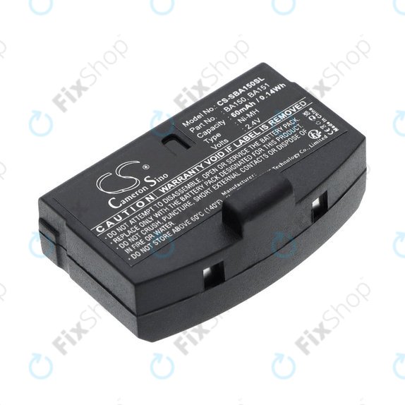 Bateria do Sennheiser, 60mAh, Ni-MH, 2.4V, BA150, HQ