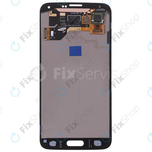 Wyświetlacz z ekranem dotykowym do Samsung S5 Mini G800F, GH97-16147A, Charcoal Black, Genuine Service Pack