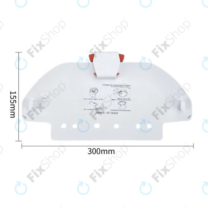 Dolna pokrywa do Xiaomi Mi Robot Vacuum Mop Pro P, 2S, Viomi V2 Pro, V3, SE, Biały, White