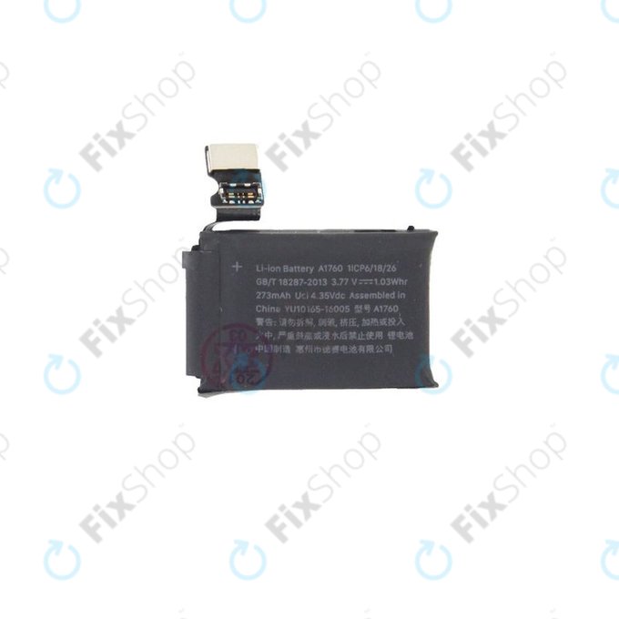 Bateria dla Apple Watch 2 38mm, 273mAh, A1760, Refurbished