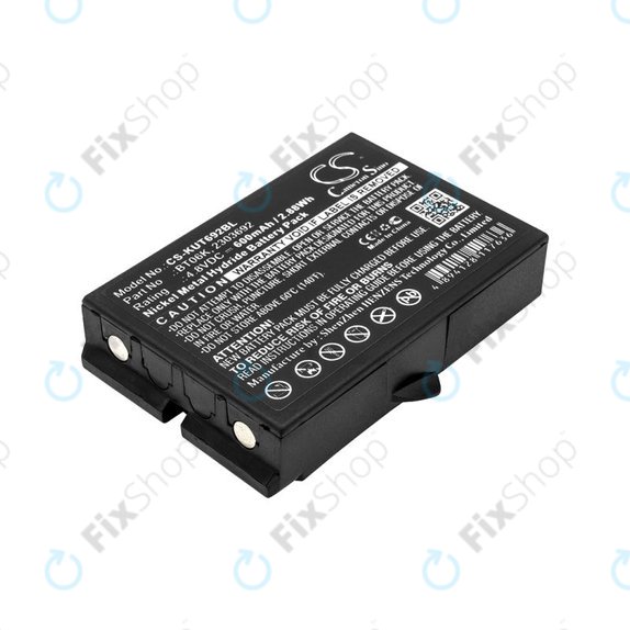 Bateria do Ikusi T70, TM70, 600mAh, Ni-MH, 4.8V, BT06K, HQ