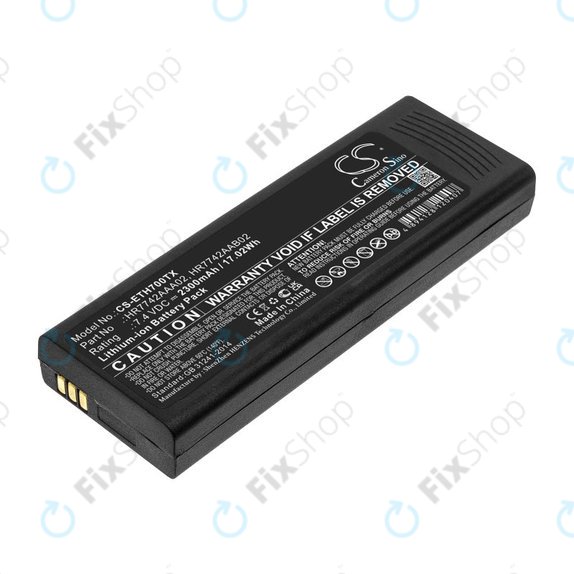 Bateria do EADS P3G, TPH700, 2300mAh, Li-Ion, 7.4V, HR7742AAA02, HQ