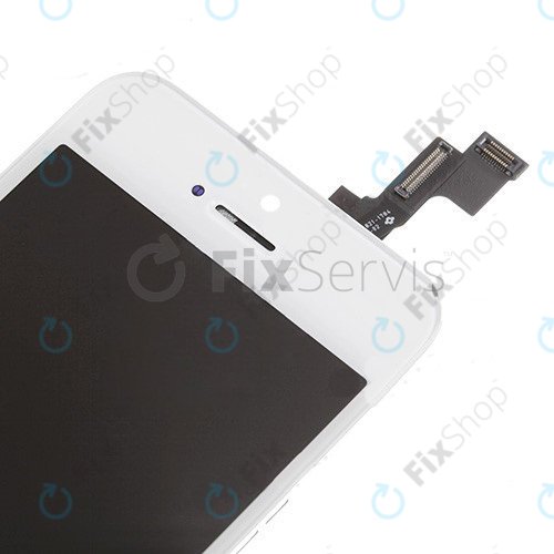 Wyświetlacz dla iPhone 5S, SE, White, Ekran dotykowy z ramką