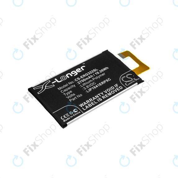 Bateria dla Sony Xperia XA1 Ultra G3221, 2700mAh, Li-Pol, 3.8 V, LIP1641ERPXC, HQ