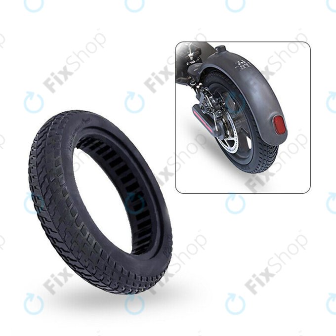 Wytrzymala solidna opona bezdetkowa do Xiaomi Mi Electric Scooter 1S, 2 M365, Essential, Pro, Pro 2, Czarny, Black
