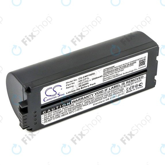Bateria do Canon Selphy CP, 2000mAh, Li-Ion, 22.2V, NB-CP1L, HQ