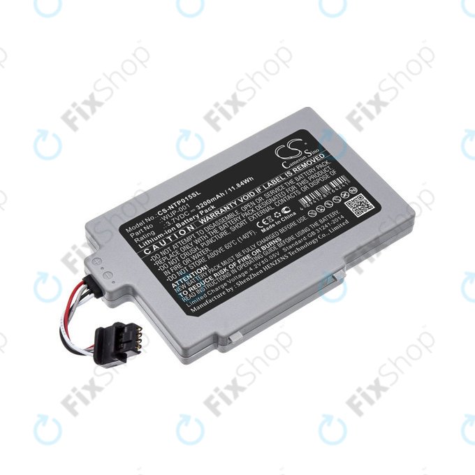 Bateria do Nintendo Wii U GamePad, 3200mAh, Li-Ion, 3.7V, WUP-001, HQ