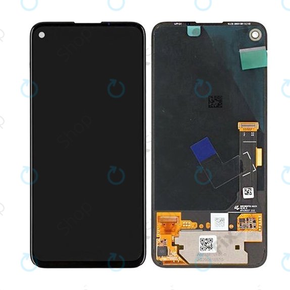 Wyświetlacz z ekranem dotykowym do Google Pixel 4a 4G, G949-00007-01, Genuine Service Pack