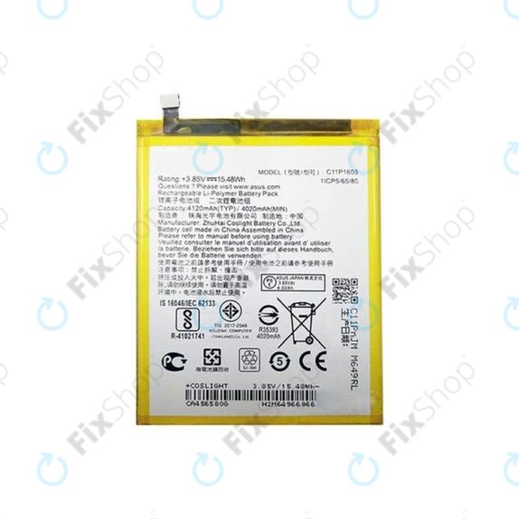 Bateria do Asus Zenfone 3 Max ZC553KL (X00DD), C11P1609, 4120mAh