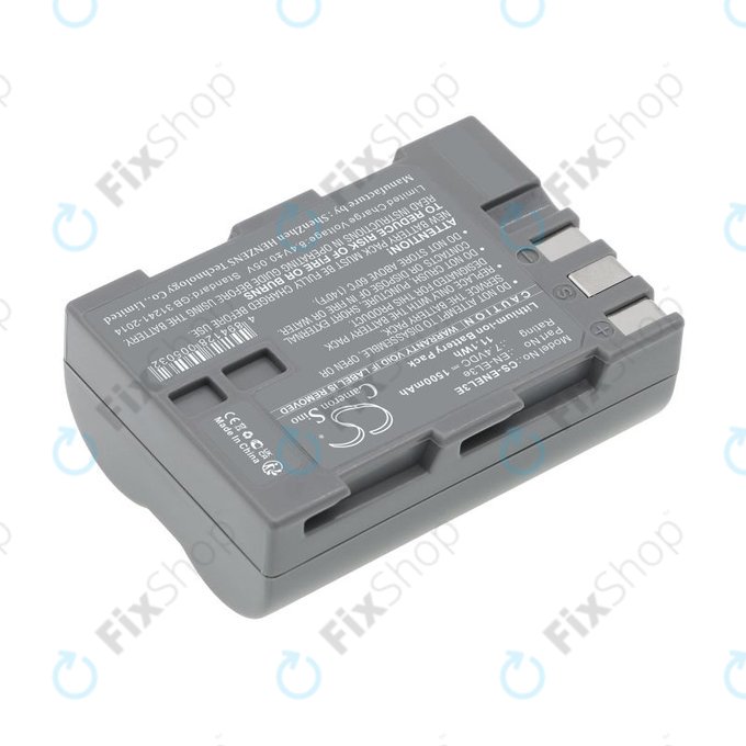 Bateria do Nikon D100, D200, D50, D70, D70s, D80, D300S, D700, D90, D300, 1500mAh, Li-Ion, 7.4V, EN-EL3e, HQ