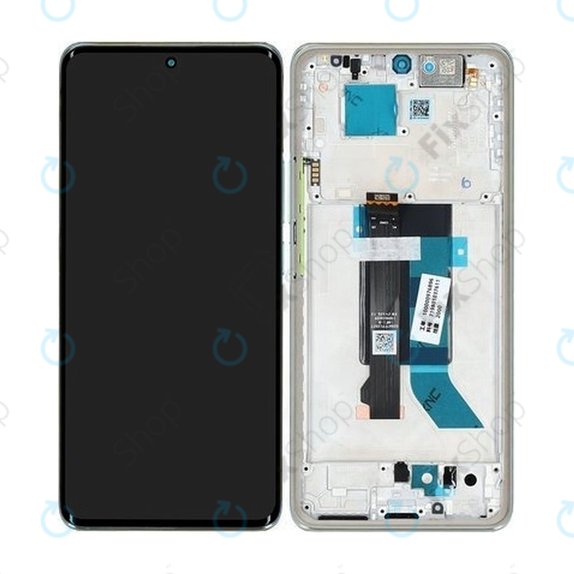 Wyświetlacz do Xiaomi Redmi Note 14 Pro 5G 24090RA29G, Ekran dotykowy z ramką, Coral Green, 56002500O1600, Genuine Service Pack