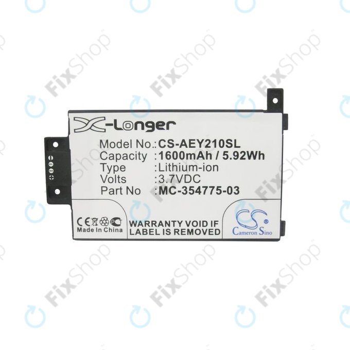 Bateria do Amazon Kindle Paperwhite 2 2014, Touch 2014, MC-354775-03, 1600mAh, HQ
