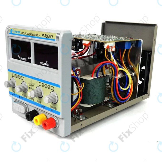 Regulowany zasilacz DC (0-30V, 0-5A), Sunshine P-3005D