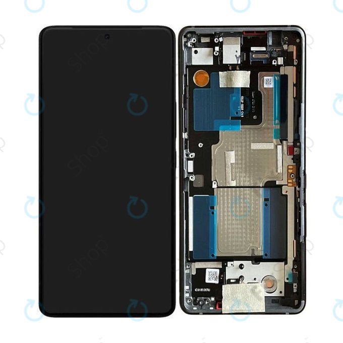 Wyświetlacz do Asus Zenfone 11 Ultra, Ekran dotykowy z ramką, B90AI00N1-R20010, Eternal Black, Genuine Service Pack