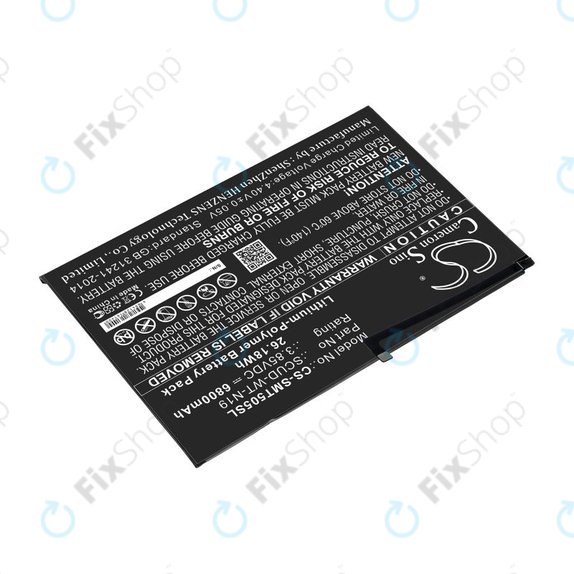 Bateria do Samsung Galaxy Tab A7, 6800mAh, Li-Pol, 3.85V, SCUD-WT-N19, HQ