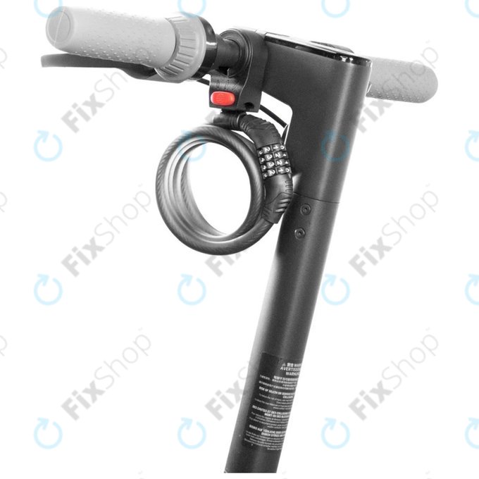 Zamek kablowy szyfrowy do Segway Kickscooter P100SE, Ninebot ES1, ES2, ES4, E22, E25