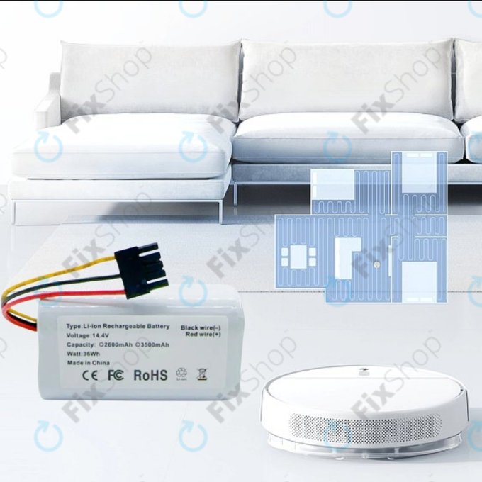 Bateria do Xiaomi Mi Robot Vacuum Mop 2 Lite, E10, Li-Ion, 14,4V 2600mAh