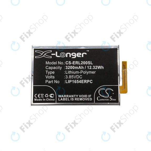 Bateria dla Sony Xperia L2, Sony H3311, 3200mAh, Li-Pol, 3.85 V, LIP1654ERPC, HQ