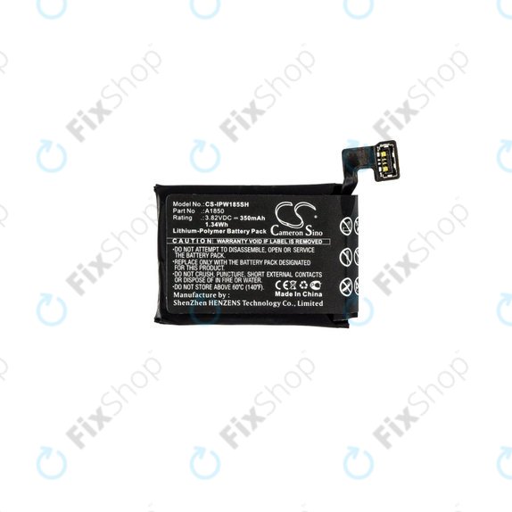 Bateria dla Apple Watch 3 42 mm, 350mAh, GPS + Cellular Version, Li-Pol, 3.82 V, A1850, HQ
