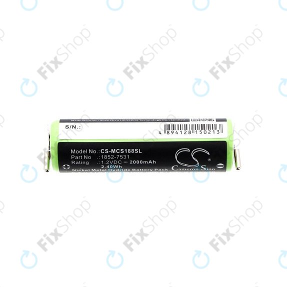Bateria do Moser Easy Style 1881, 2000mAh, Ni-MH, 1.2V, 1852-7531, HQ