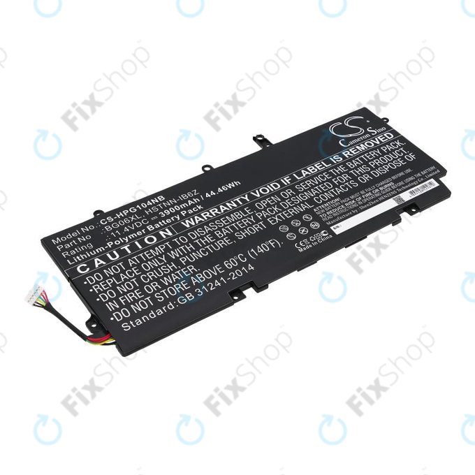 Bateria do HP Elitebook 1040 G3, 3900mAh, Li-Pol, 11.4V, BG06XL, HQ