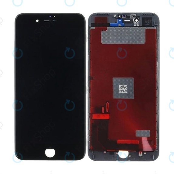 Wyświetlacz In-Cell dla iPhone 7 Plus, Black, Ekran dotykowy z ramką, FixPremium