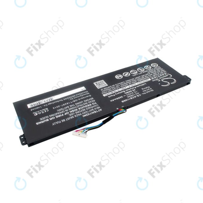 Bateria do Acer Aspire 5, 7 E5, V3, Chromebook 11, 13, 15, 3000mAh, Li-Pol, 15.2V, AC14B18K, HQ