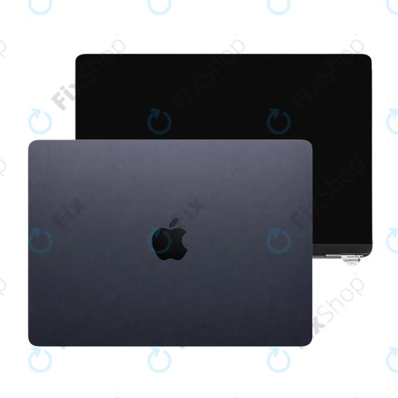 Wyświetlacz LCD do MacBook Air 13", A3113 (2024), z przednim szkłem i pokrywą, Midnight, 661-40281, Genuine Apple