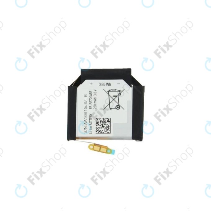 Bateria do Samsung Gear S2 R720, BR7200ABE, 250mAh