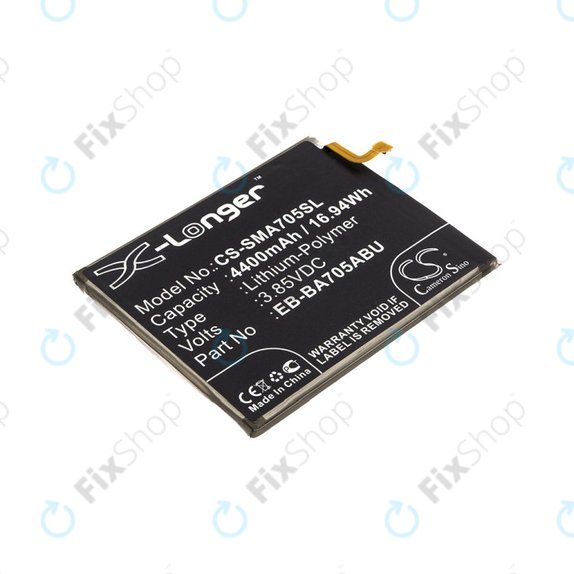 Bateria dla Samsung A70 A705F, 4400mAh, Li-Pol, 3.85 V, EB-BA705ABU, HQ