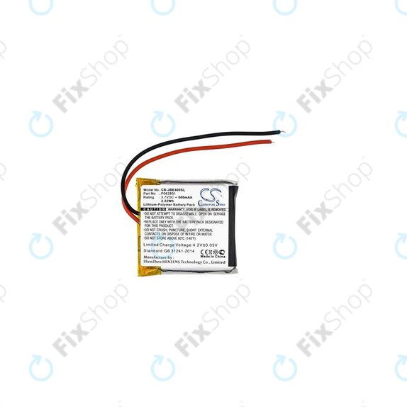 Bateria do JBL Synchros S400BT, Tune 500BT, 600BT, P062831, 600mAh, HQ