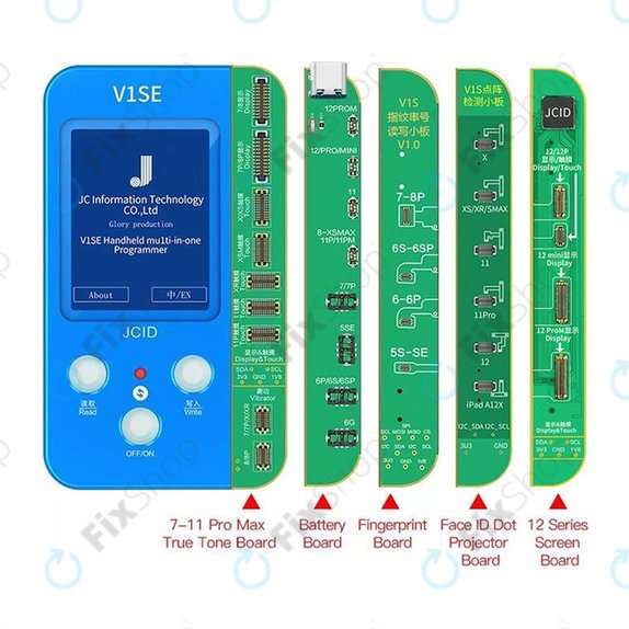 Programator JC V1SE + Płytki LCD, Baterii, Odcisków palców, Face ID, serii 12 (iPhone 7 - 12 Pro Max)
