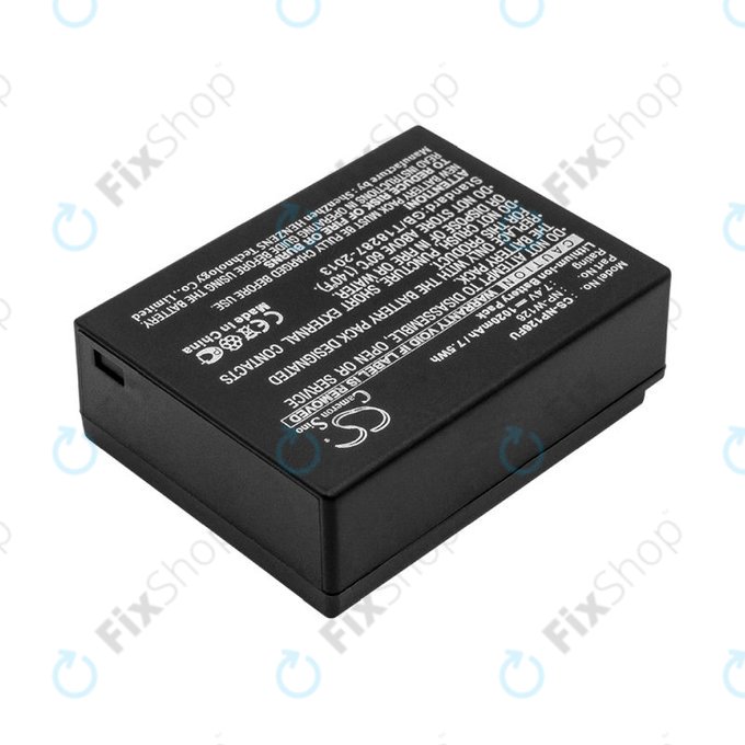Bateria do Fujifilm FinePix, 1020mAh, Li-Ion, 7.4V, NP-W126, NP-W126S, HQ