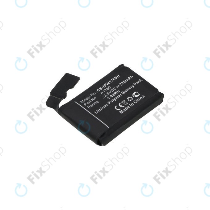 Bateria dla Apple Watch 2 38 mm, 270mAh, Li-Pol, 3.8 V, A1760, HQ
