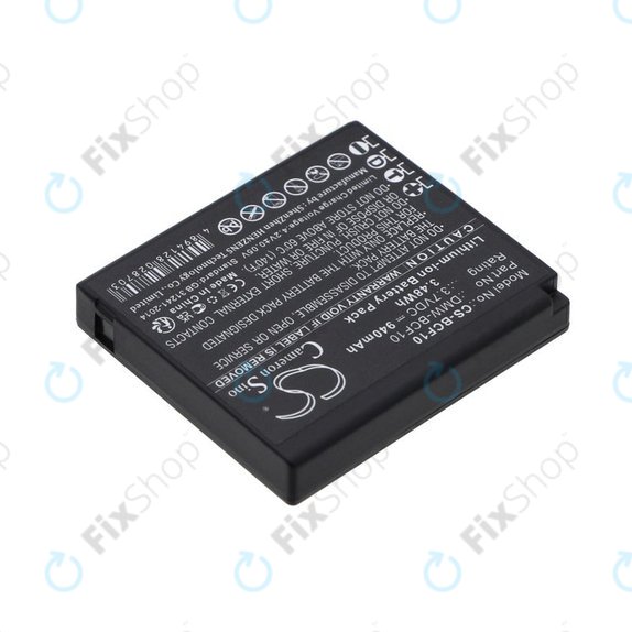 Bateria do Panasonic Lumix DMW-BCF10, 940mAh, Li-Ion, 3.7V, DMW-BCF10, HQ