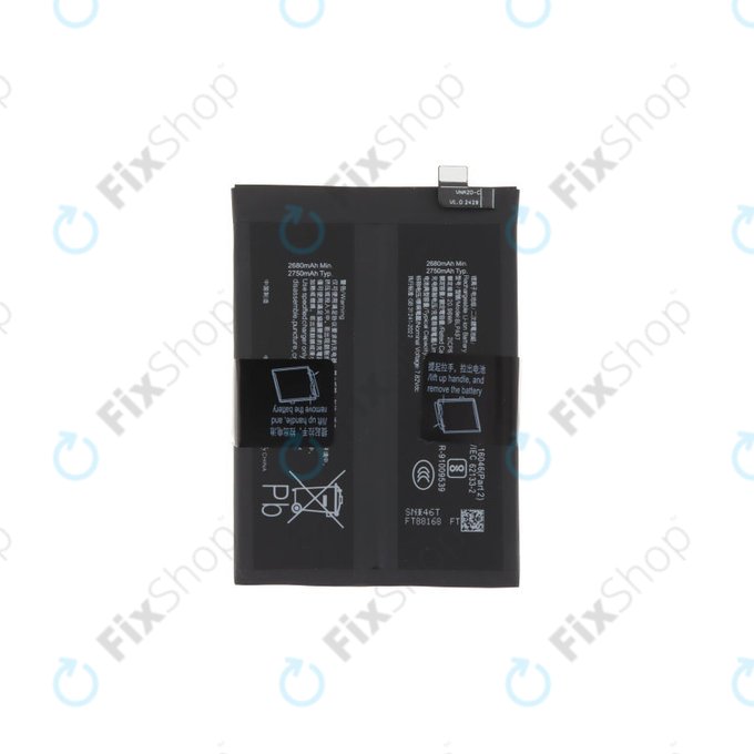 Bateria do OnePlus Nord 4 5G CPH2663, 5110mAh