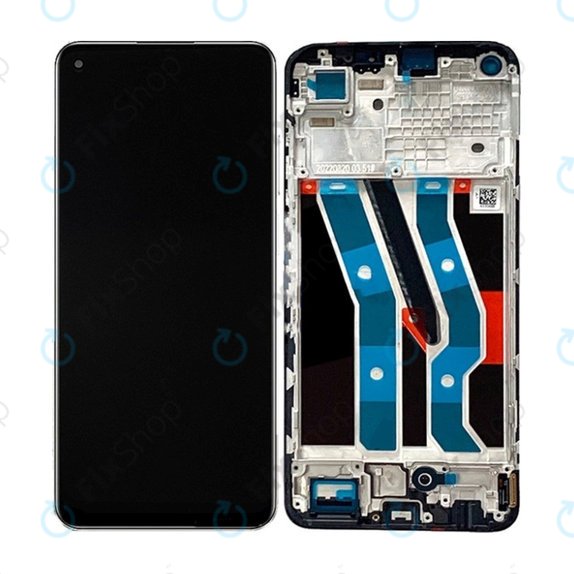 Wyświetlacz OLED do Realme 10 4G, Ekran dotykowy z ramką, Niebieski, Blue