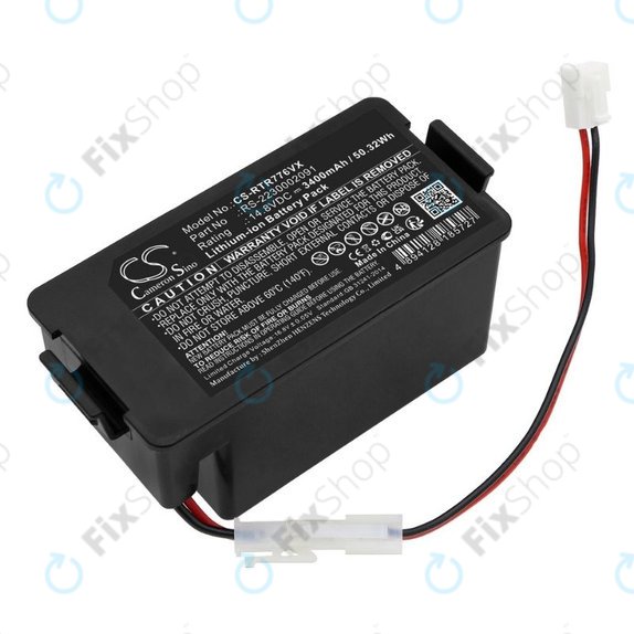 Bateria do Rowenta RR7774, RR7755, RS-2230002091, Li-Ion, 14,8V 3400mAh, HQ