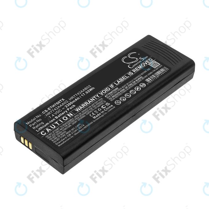 Bateria do EADS P3G, TPH700, 2300mAh, Li-Ion, 7.4V, HR7742AAA02, HQ
