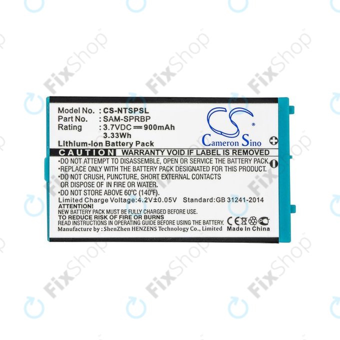 Bateria do Nintendo Advance SP, AGS, 900mAh, Li-Ion, 3.7V, SAM-SPRBP, HQ
