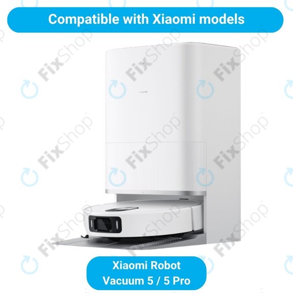 Zestaw części zamiennych do Xiaomi Robot Vacuum 5, 5 Pro (2x Główna szczotka, 4x Filtr, 4x Szczotka boczna, 8x Ściereczka mopująca, 4x Worek na kurz)