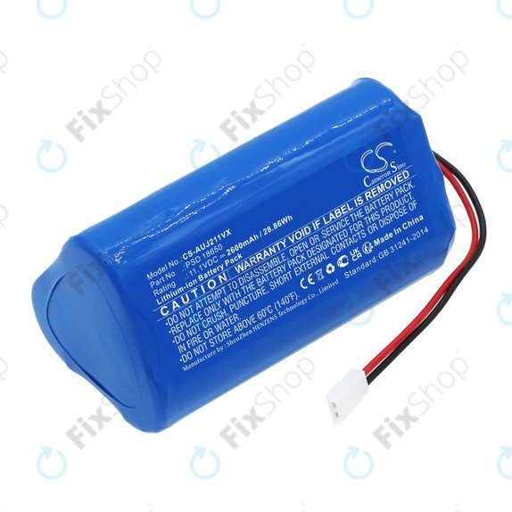 Bateria do Aquajack 211, 2600mAh, Li-Ion, 11.1V, PSD 18650, HQ