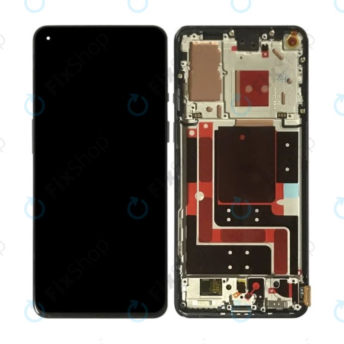 Wyświetlacz do OnePlus 9, Ekran dotykowy z ramką, Astral Black, TFT